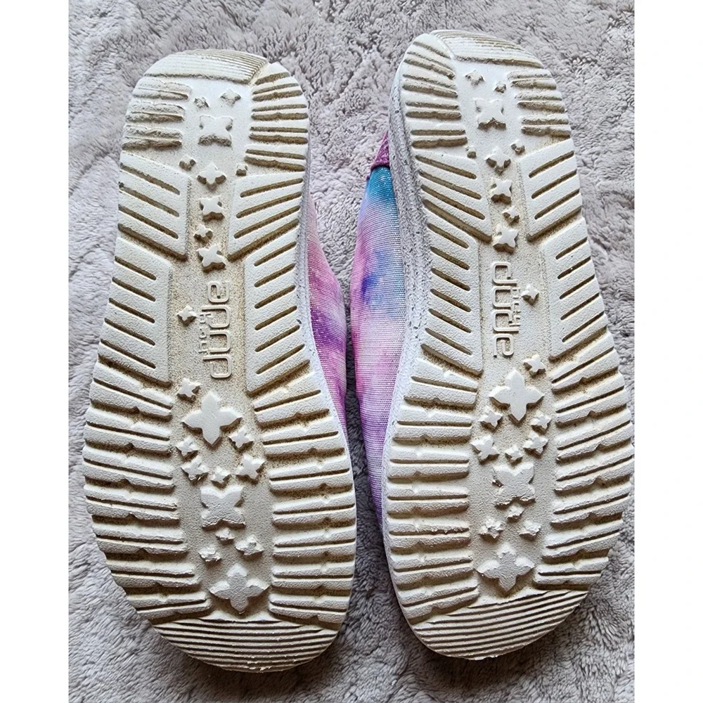 Hey Dude Unicorn Galaxy Slip On Shoes Girls Youth 4 Multicolor‎ Slip On Shoes